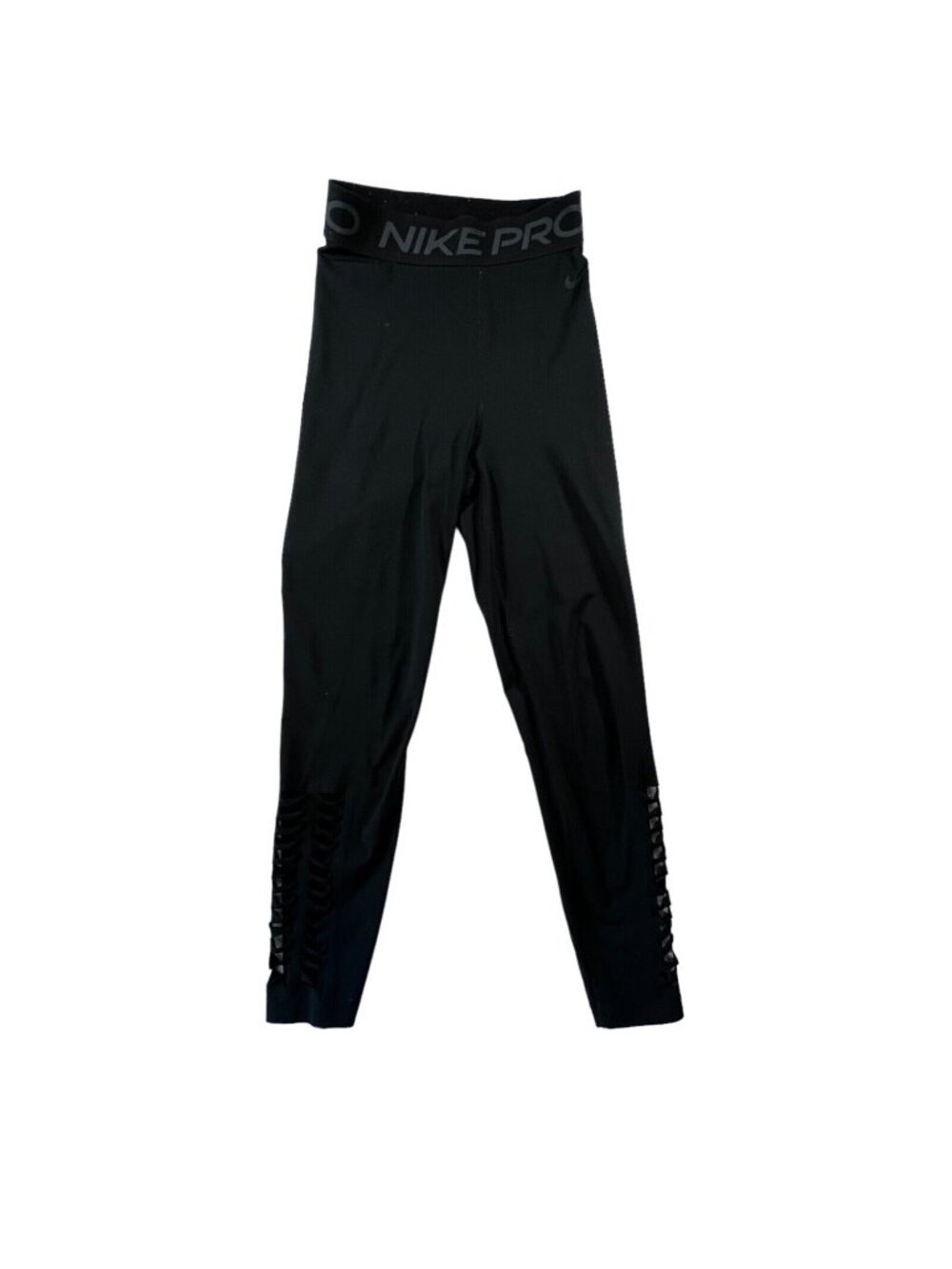 Nike Pro Intertwist Small Tights Fit Training Black Cutouts Workout Athleasure